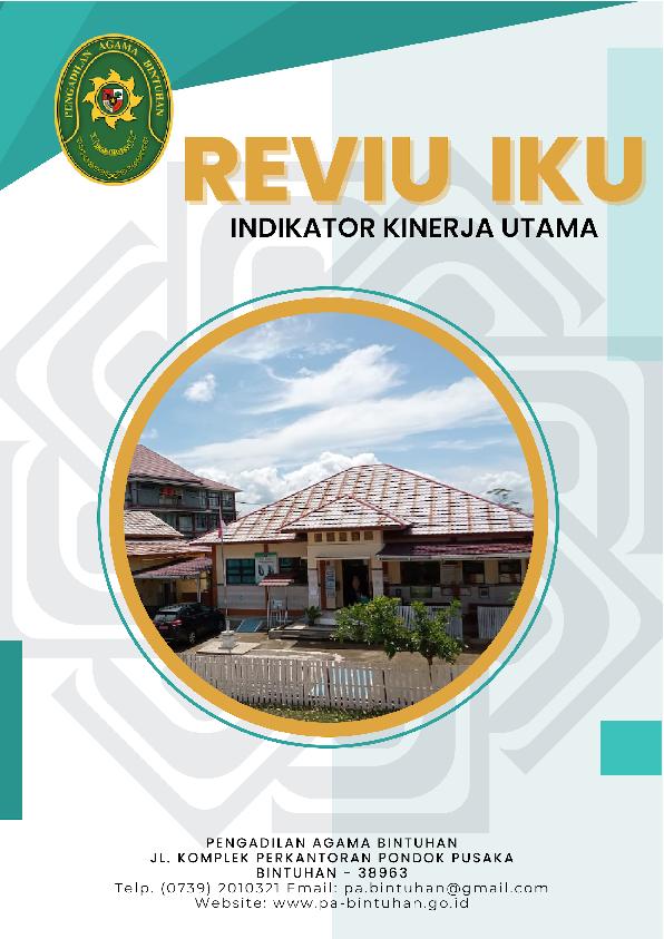 01. Reviu Indikator Kinerja Utama IKU 2023