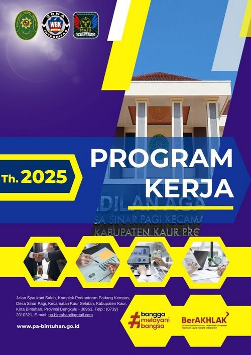 COVER PROGRAM KERJA 2025