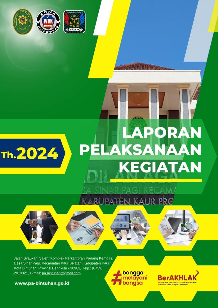 Cover Laporan Pelaksanaan Kegiatan 2024 web