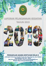 Cover Laporan Pelaksanaan Kegiatan Tahun 2019