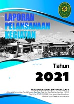 Cover Laporan Pelaksanaan Kegiatan Tahun 2021