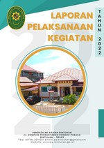 Cover Laporan Pelaksanaan Kegiatan Tahun 2022