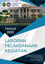 Cover Laporan Pelaksanaan Kegiatan Tahun 2023