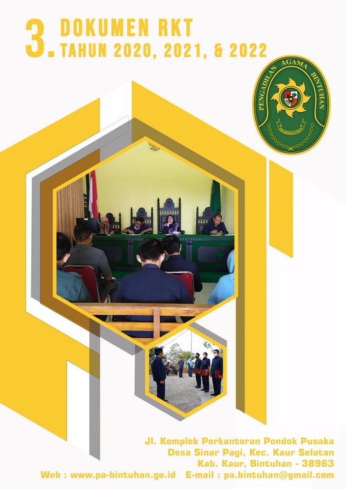 03. RKT - Rencana Kinerja Tahun 2020 2021 2022