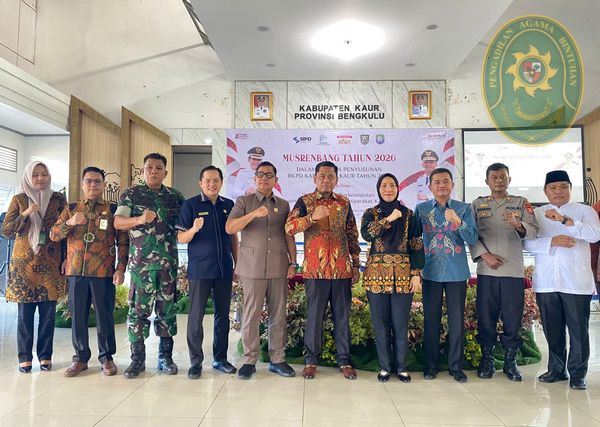 9 DUKUNG PEMBANGUNAN KABUPATEN KAUR PA BINTUHAN HADIRI MUSRENBANG