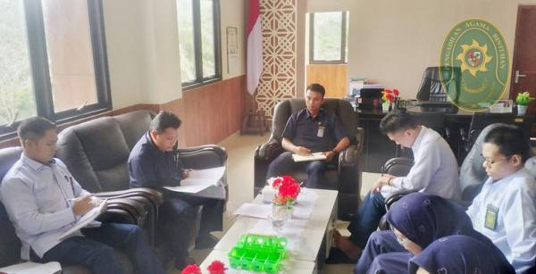 32 PA BINTUHAN AWALI APRIL DENGAN RAPAT MONEV ZONA INTEGRITAS