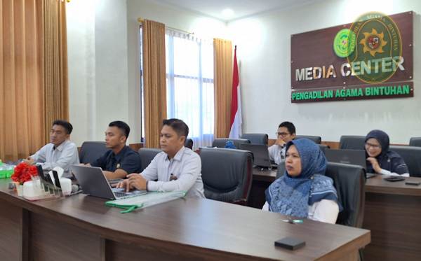 89 PA BINTUHAN IKUTI SOSIALIASI DAN SIMULASI APLIKASI E BINWAS