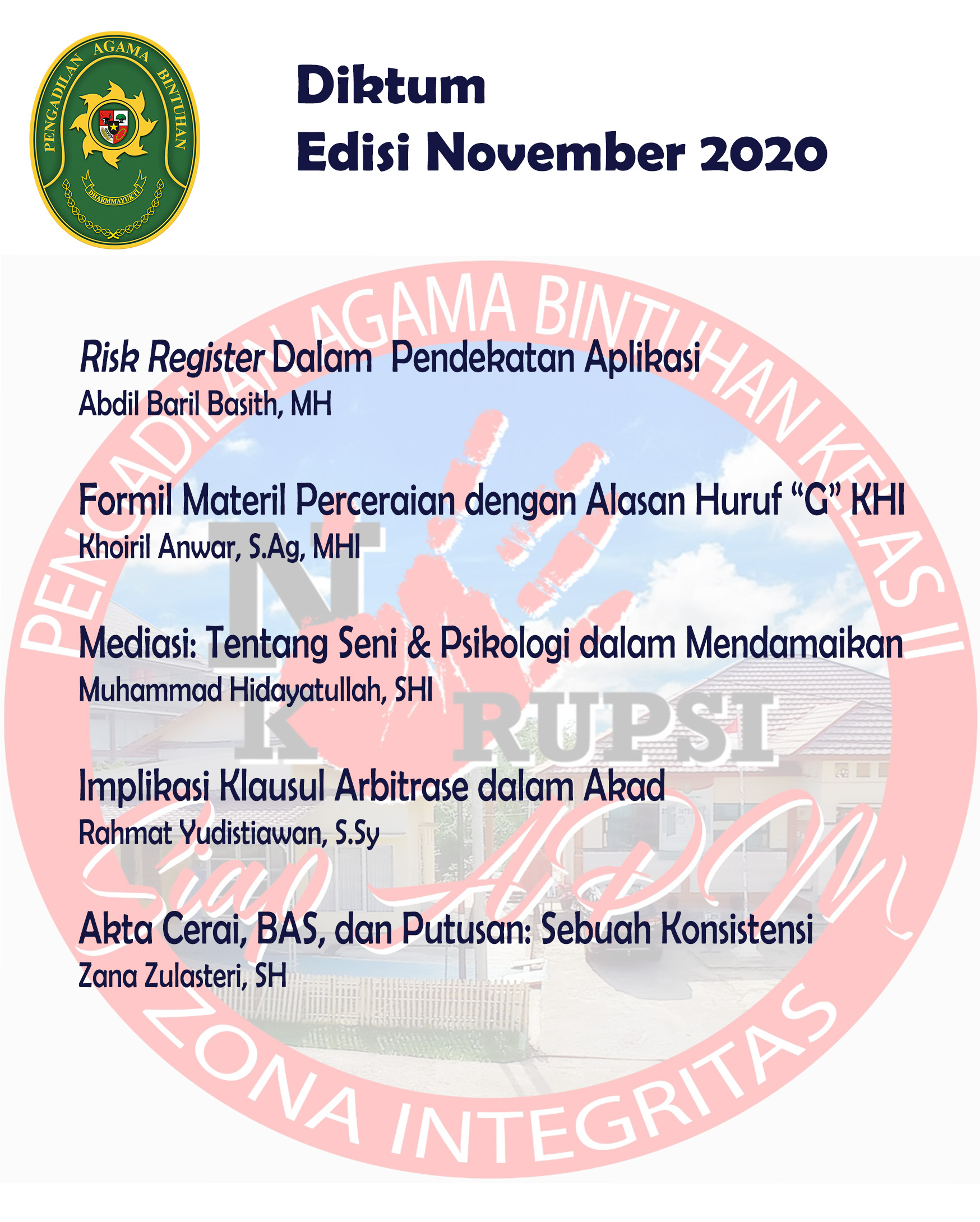 Diktum Diskonan November